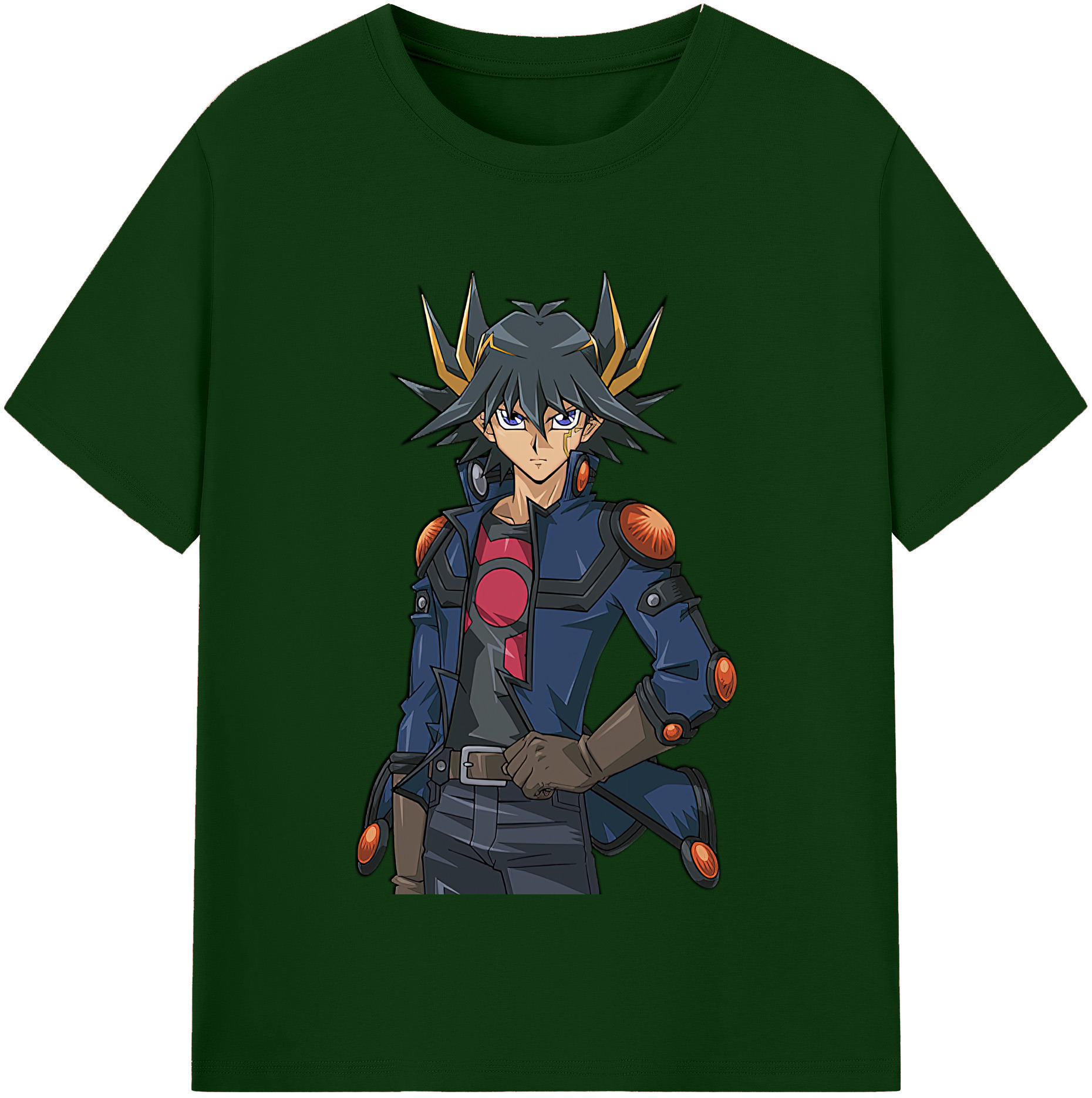 （画像用） 遊☆戯☆王 Yu-Gi-Oh! 綿100％半袖Tシャツ（フロントプリント）